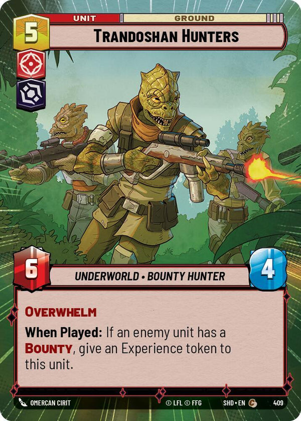 Trandoshan Hunters (Hyperspace) - Star Wars Unlimited