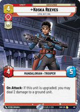 Koska Reeves - Loyal Nite Owl (Hyperspace) - Star Wars Unlimited