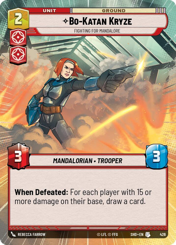 Bo-Katan Kryze - Fighting For Mandalore (Hyperspace) - Star Wars Unlimited