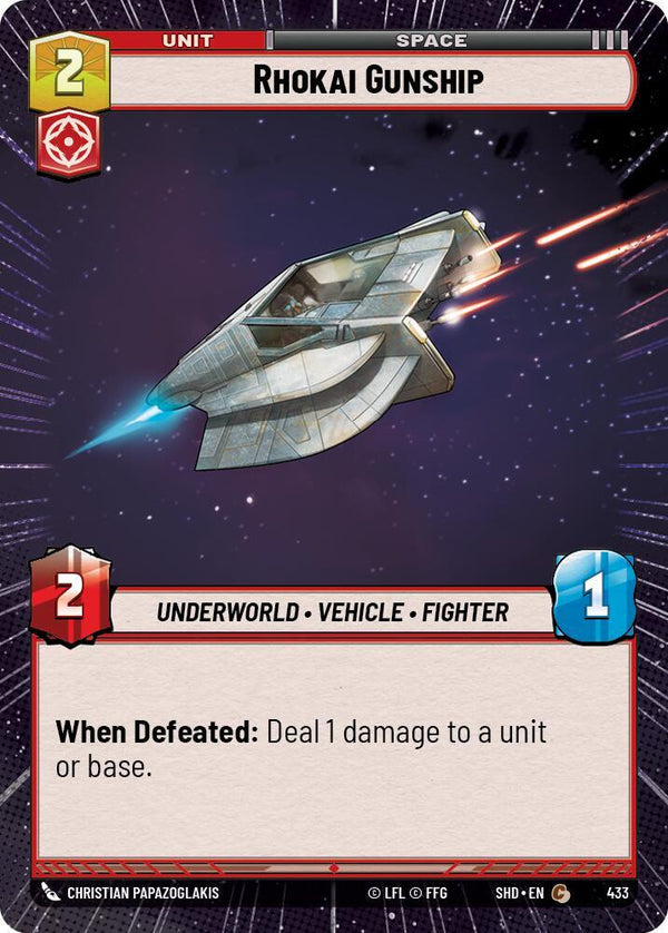 Rhokai Gunship (Hyperspace) - Star Wars Unlimited