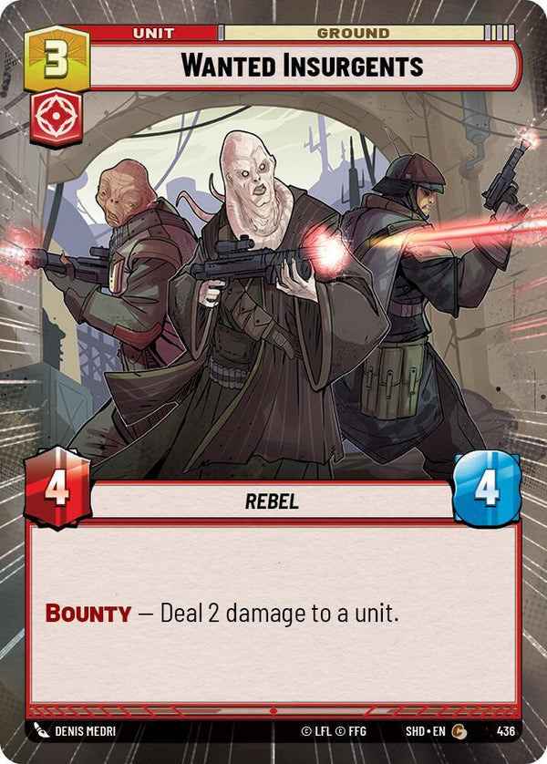 Wanted Insurgents (Hyperspace) - Star Wars Unlimited
