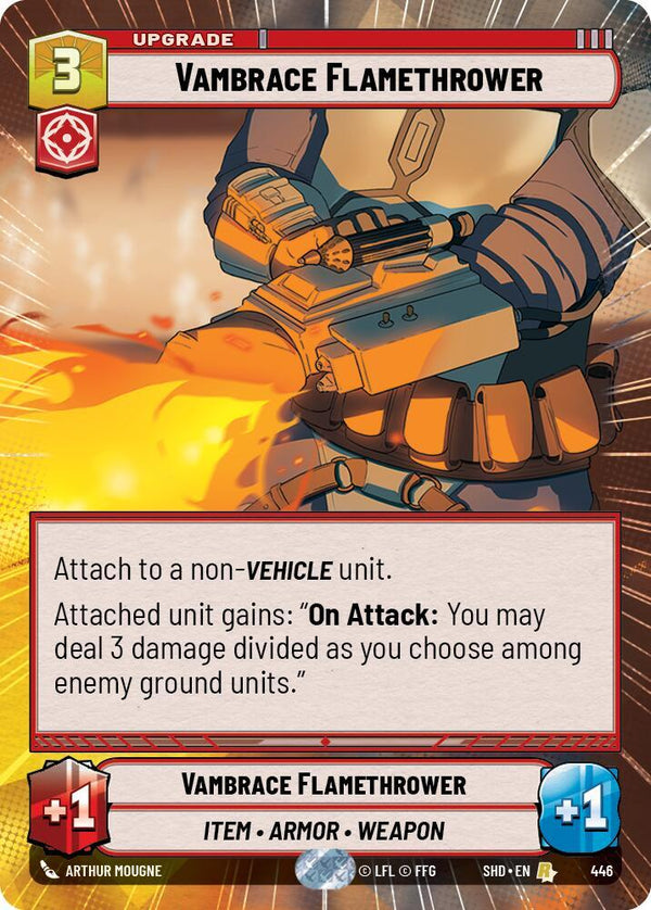 Vambrace Flamethrower (Hyperspace) - Star Wars Unlimited
