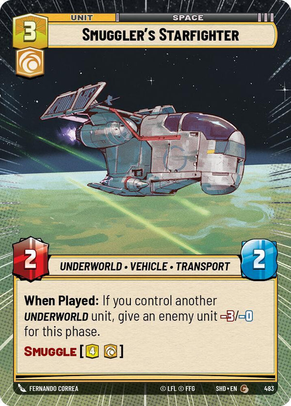 Smuggler's Starfighter (Hyperspace) - Star Wars Unlimited