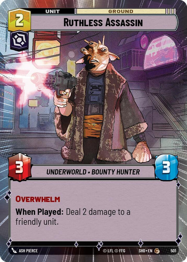 Ruthless Assassin (Hyperspace) - Star Wars Unlimited