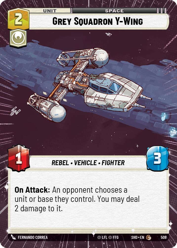 Grey Squadron Y-Wing (Hyperspace)