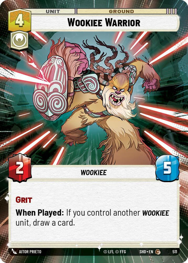 Wookiee Warrior (Hyperspace) - Star Wars Unlimited