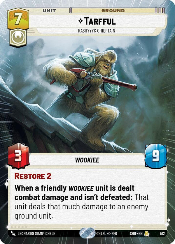 Tarfful - Kashyyyk Chieftain (Hyperspace) - Star Wars Unlimited