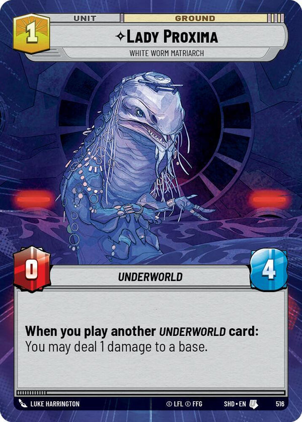 Lady Proxima - White Worm Matriarch (Hyperspace) - Star Wars Unlimited