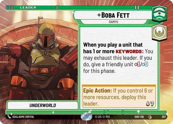 Boba Fett - Daimyo (Hyperspace) - Star Wars Unlimited