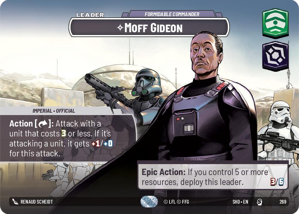 Moff Gideon - Formidable Commander (Showcase)