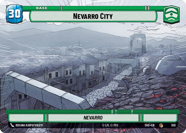 Nevarro City // Shield (Hyperspace) - Star Wars Unlimited