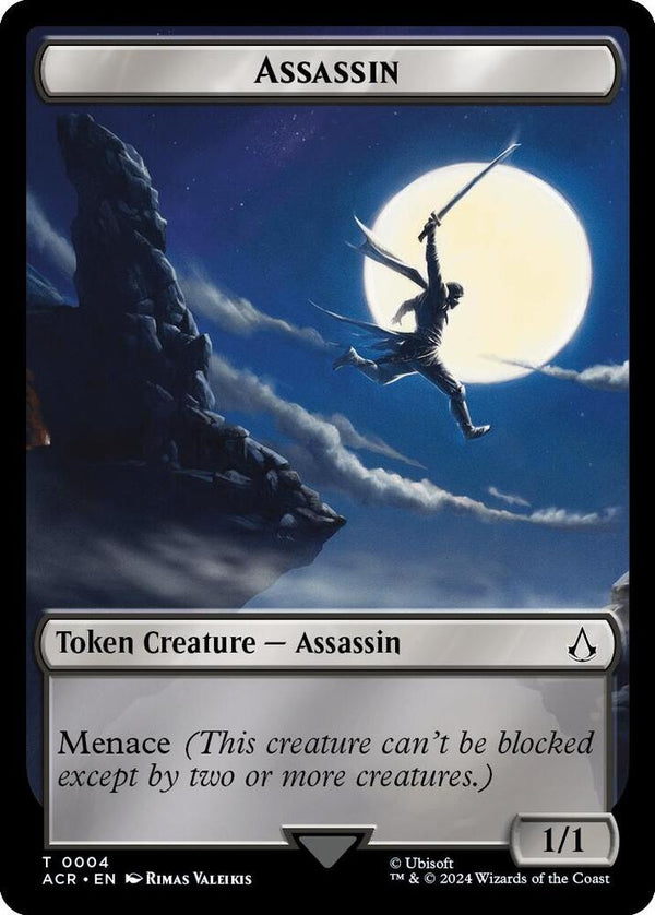 Assassin // Copy Double-Sided Token - Magic: The Gathering