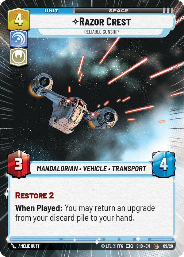 Razor Crest - Reliable Gunship (Hyperspace) - Star Wars Unlimited