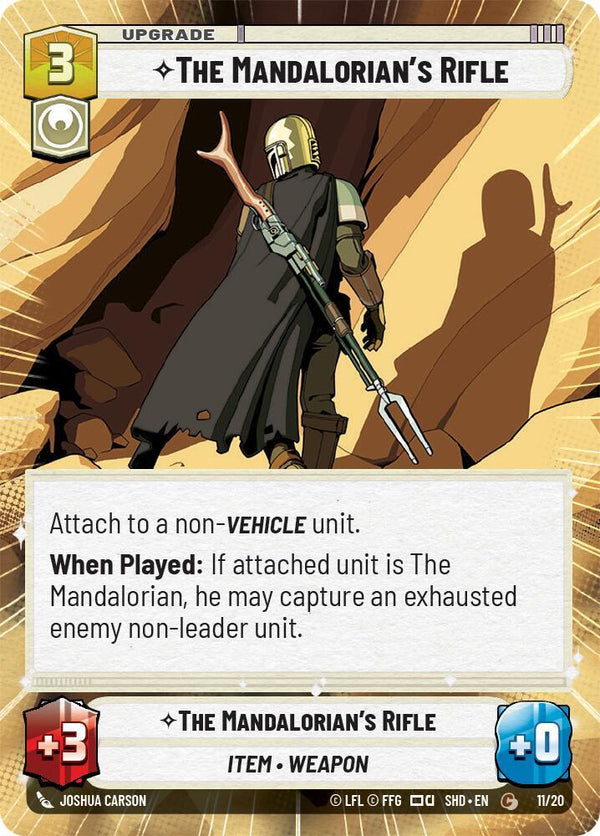 The Mandalorian's Rifle (Hyperspace) - Star Wars Unlimited
