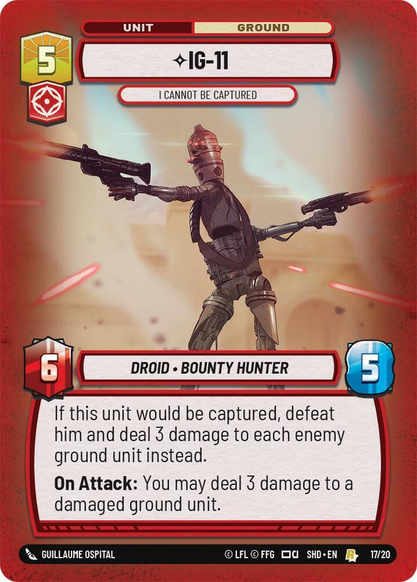 IG-11 - I Cannot Be Captured - Star Wars Unlimited