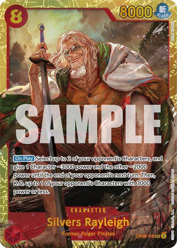 Silvers Rayleigh (OP08-118) - One Piece Card Game