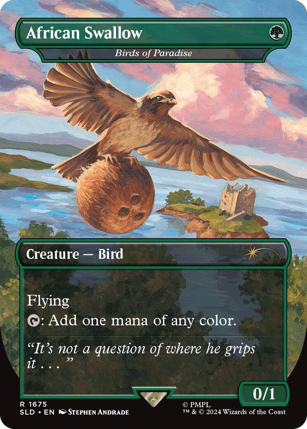 African Swallow - Birds of Paradise [Secret Lair Drop Series] - Magic: The Gathering