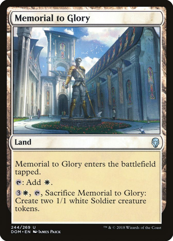 Memorial to Glory - Magic: The Gathering