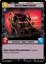 Battle Droid Escort (TWI 229/257) - Star Wars Unlimited