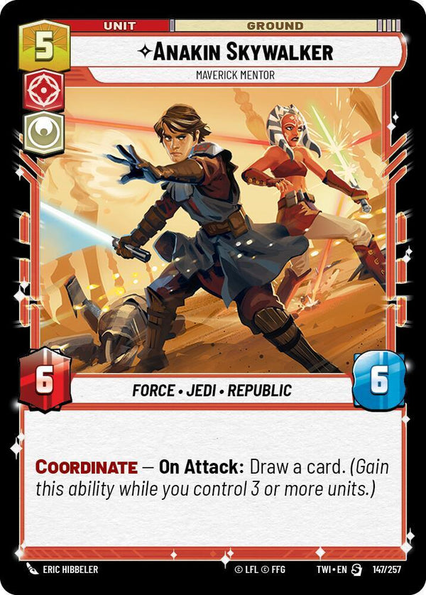 Anakin Skywalker - Maverick Mentor - Star Wars Unlimited