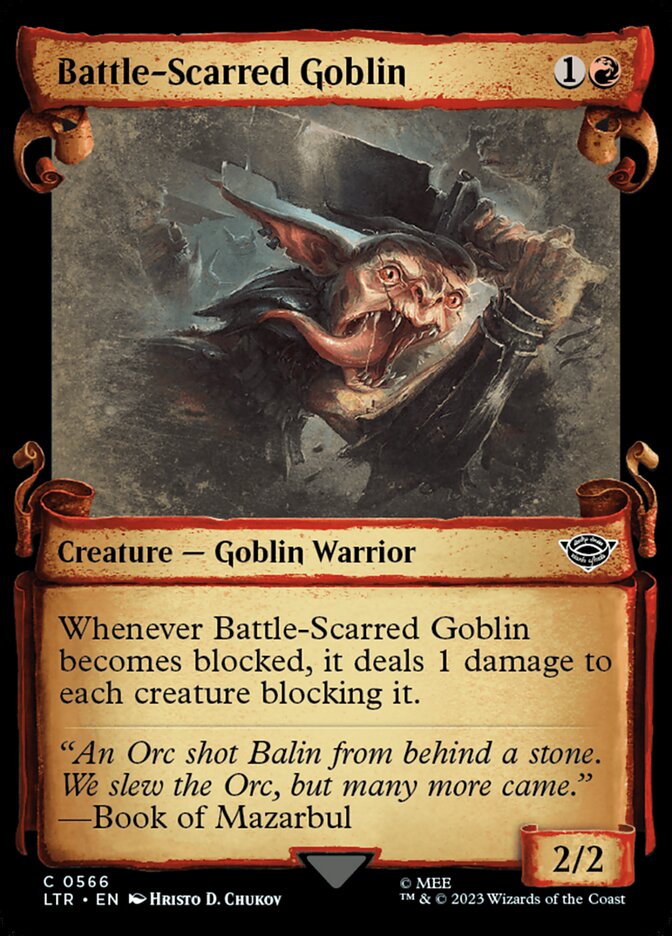 Battle-Scarred Goblin (Showcase Scrolls)