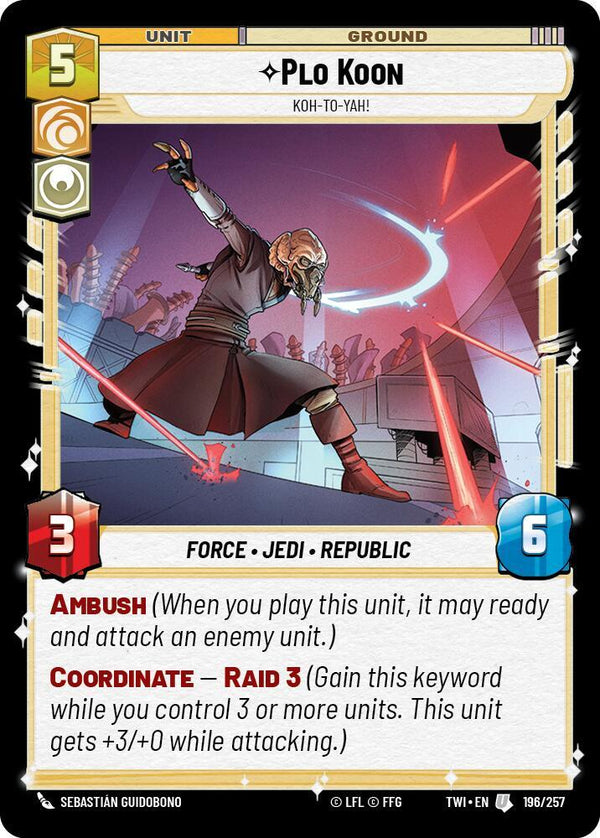 Plo Koon - Koh-to-yah! - Star Wars Unlimited