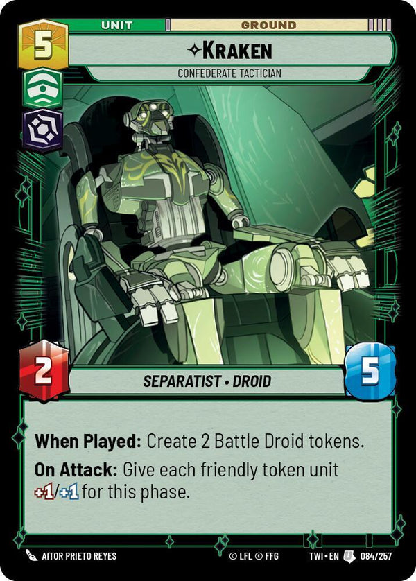 Kraken - Confederate Tactician - Star Wars Unlimited