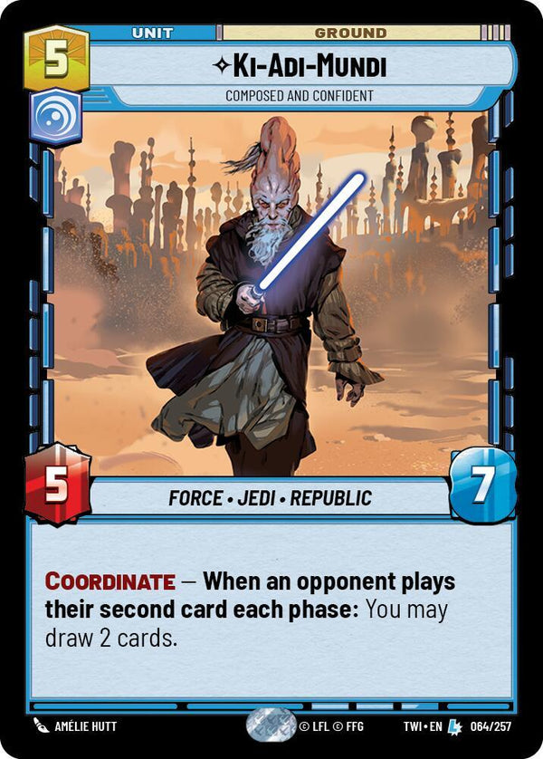 Ki-Adi-Mundi - Composed and Confident - Star Wars Unlimited