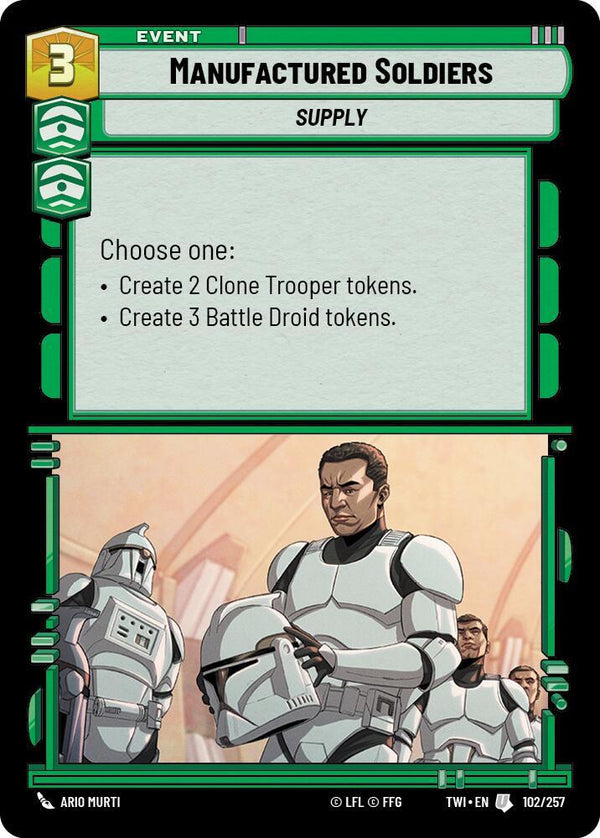 Manufactured Soldiers - Star Wars Unlimited