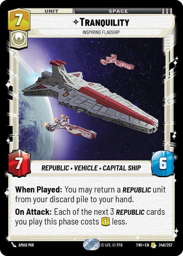 Tranquility - Inspiring Flagship - Star Wars Unlimited
