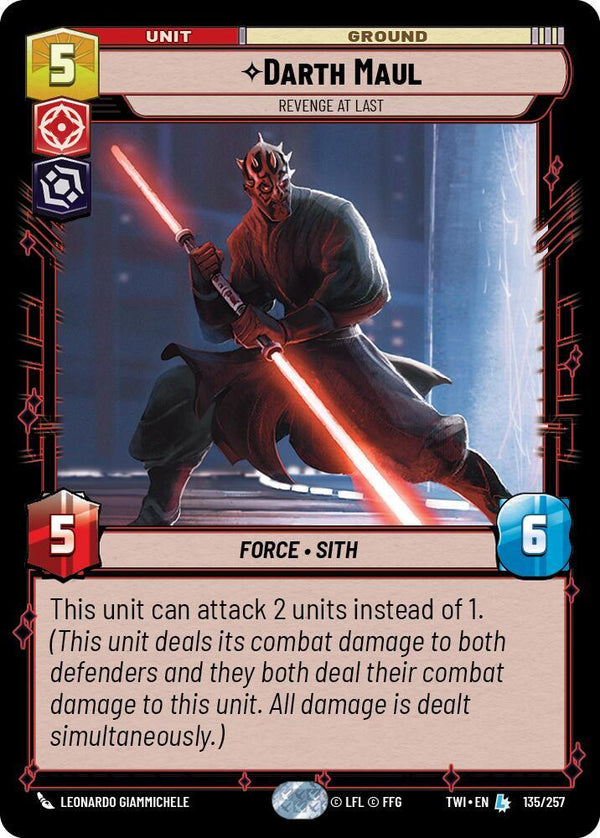 Darth Maul - Revenge at Last - Star Wars Unlimited