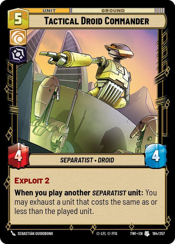 Tactical Droid Commander - Star Wars Unlimited