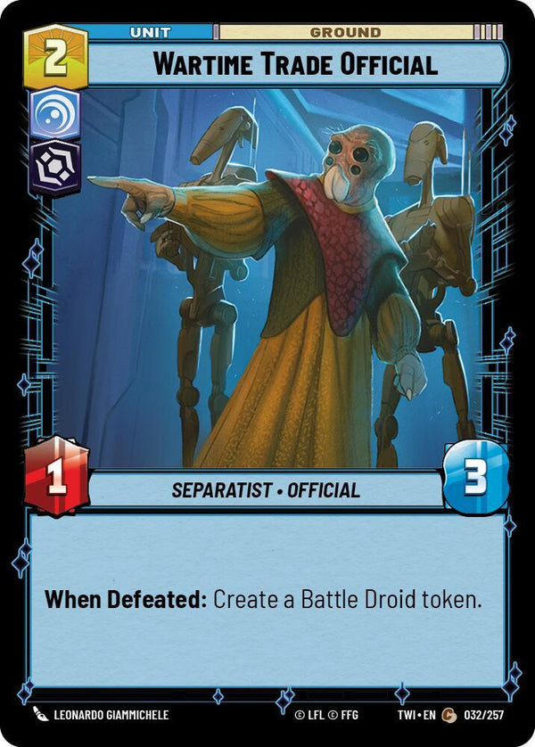 Wartime Trade Official - Star Wars Unlimited