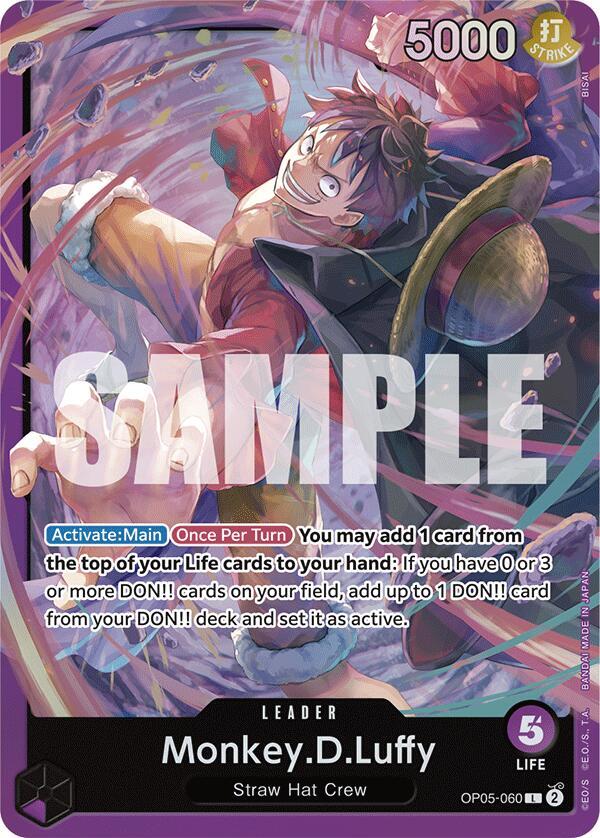 Monkey.D.Luffy (OP05-060) (ST-18 OP05-060) - One Piece Card Game