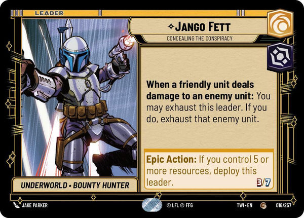 Jango Fett - Concealing the Conspiracy - Star Wars Unlimited