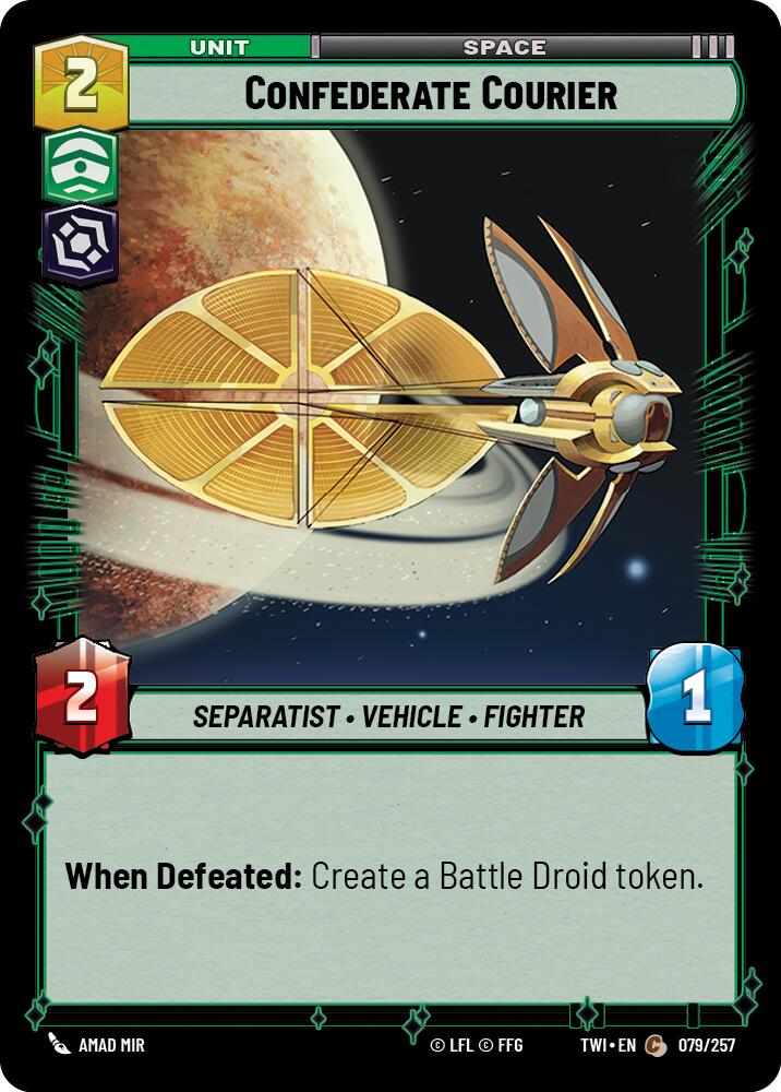 Confederate Courier (079/257) [Twilight of the Republic]