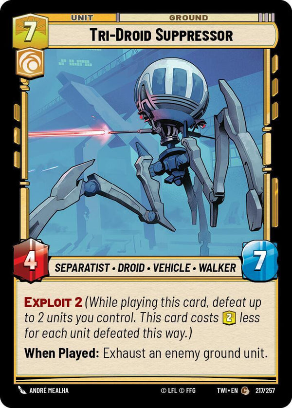 Tri-Droid Suppressor - Star Wars Unlimited
