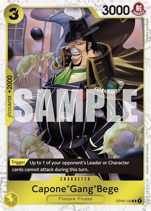 Capone"Gang"Bege (OP04-100) (Jolly Roger Foil)