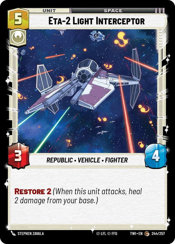 ETA-2 Light Interceptor - Star Wars Unlimited