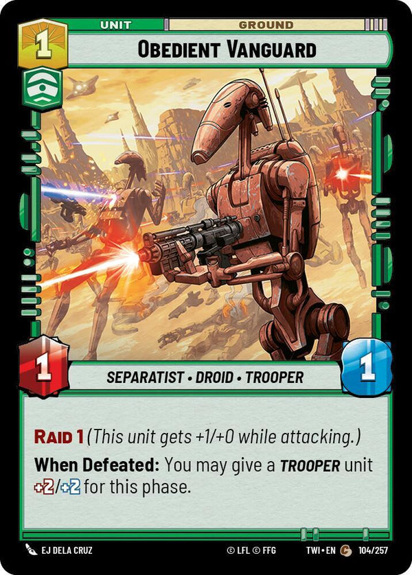 Obedient Vanguard - Star Wars Unlimited