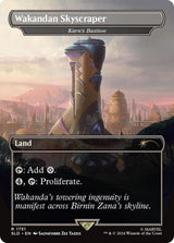 Wakandan Skyscraper - Karn's Bastion (Rainbow Foil) - Magic: The Gathering