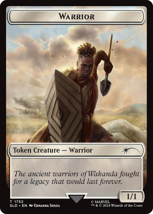 Warrior Token (Rainbow Foil) - Magic: The Gathering