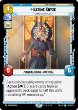 Satine Kryze - Committed to Peace (TWI 047/257) - Star Wars Unlimited