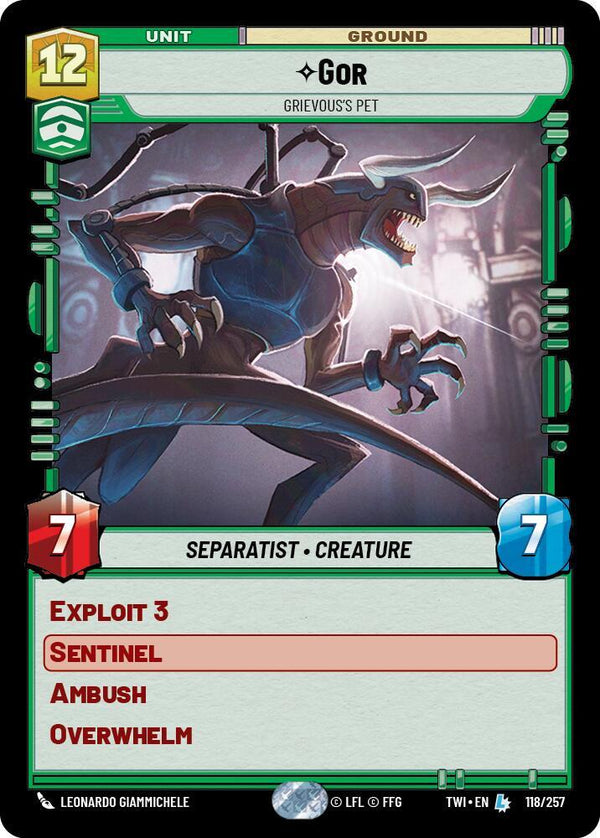 Gor - Grievous's Pet - Star Wars Unlimited