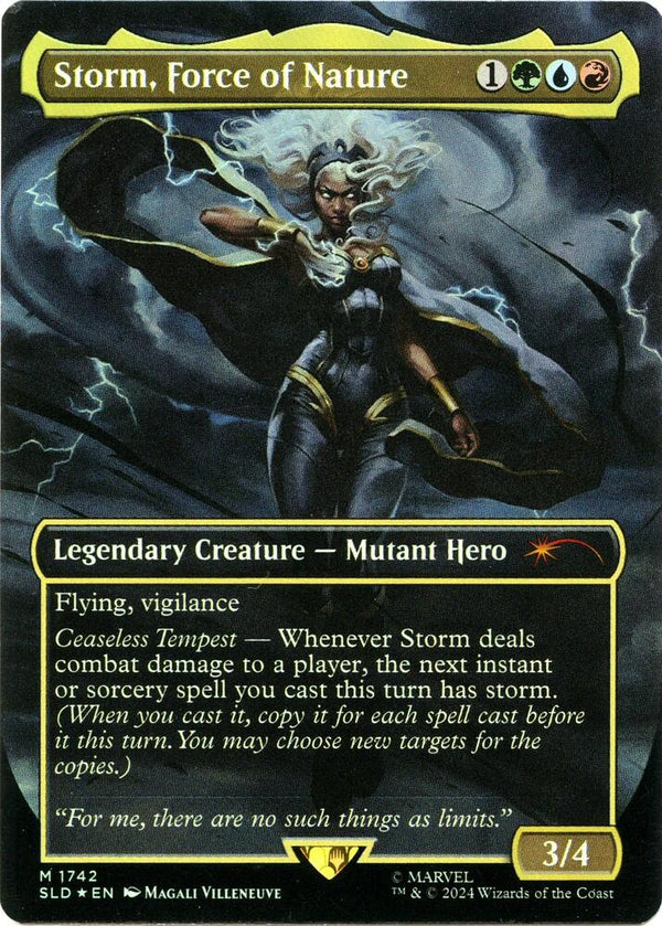 Storm, Force of Nature (Rainbow Foil) - Magic: The Gathering