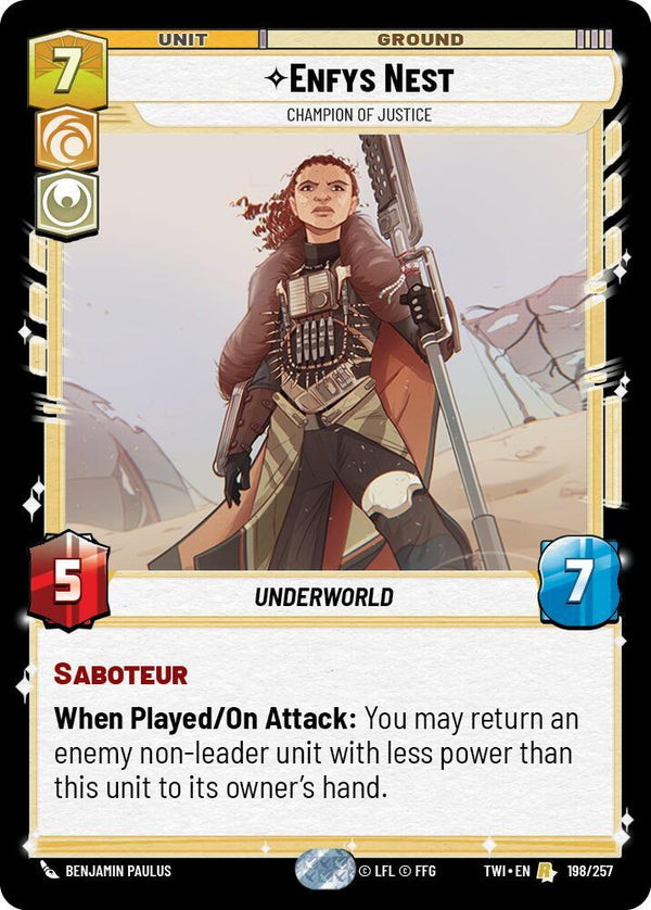 Enfys Nest - Champion of Justice - Star Wars Unlimited