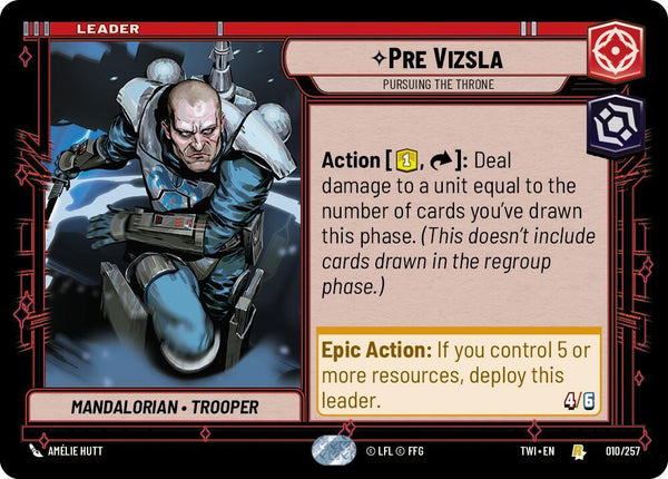 Pre Vizsla - Pursuing the Throne (TWI 010/257) - Star Wars Unlimited