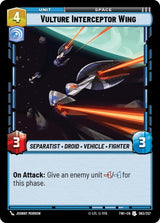 Vulture Interceptor Wing - Star Wars Unlimited