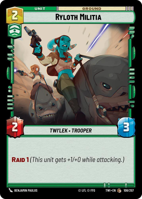 Ryloth Militia - Star Wars Unlimited