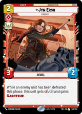 Jyn Erso - Stardust (TWI 143/257) - Star Wars Unlimited